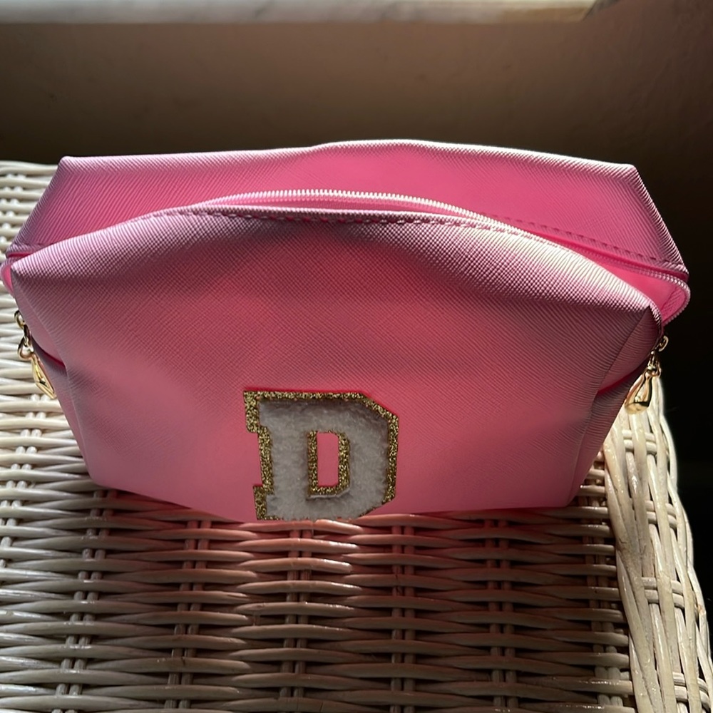 Pink make up bag